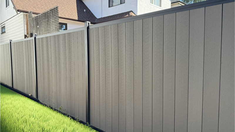 1st Generation Composite Fence 6×8 Light Grey