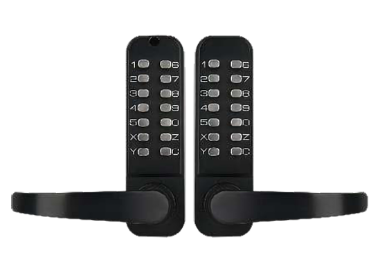 Double Side Keypad Lock | Matte Black